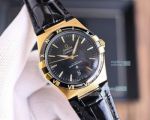 Replica Omega NEW Constellation Gents’ 39mm Black Dial Yellow Gold Watch Citizen
